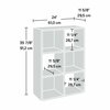 Solutions By Sauder 6-Cube - 1/2 in. Construction White 3a , Versatile design creates multiple storage solutions 430088